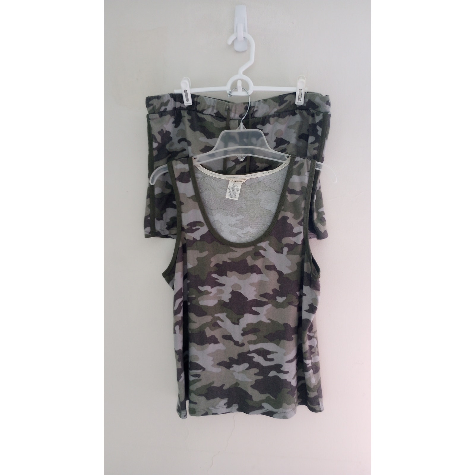 Lucky Brand 2 Pc Camo Pajamas